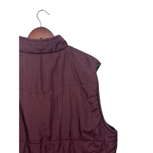 Naturalife Vest Men's XXL Burgundy Fleece Lined Outdoor Nature Hiking Heritage - Picture 2 of 10